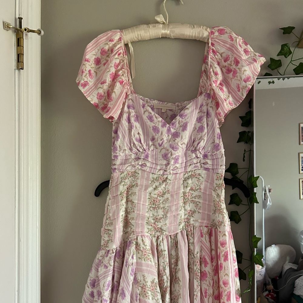 SOLD DO NOT BUY ! love shack fancy Irvine Dress in Pastel Clouds